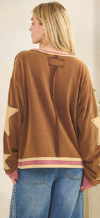 Vintage Star Patch Pullover