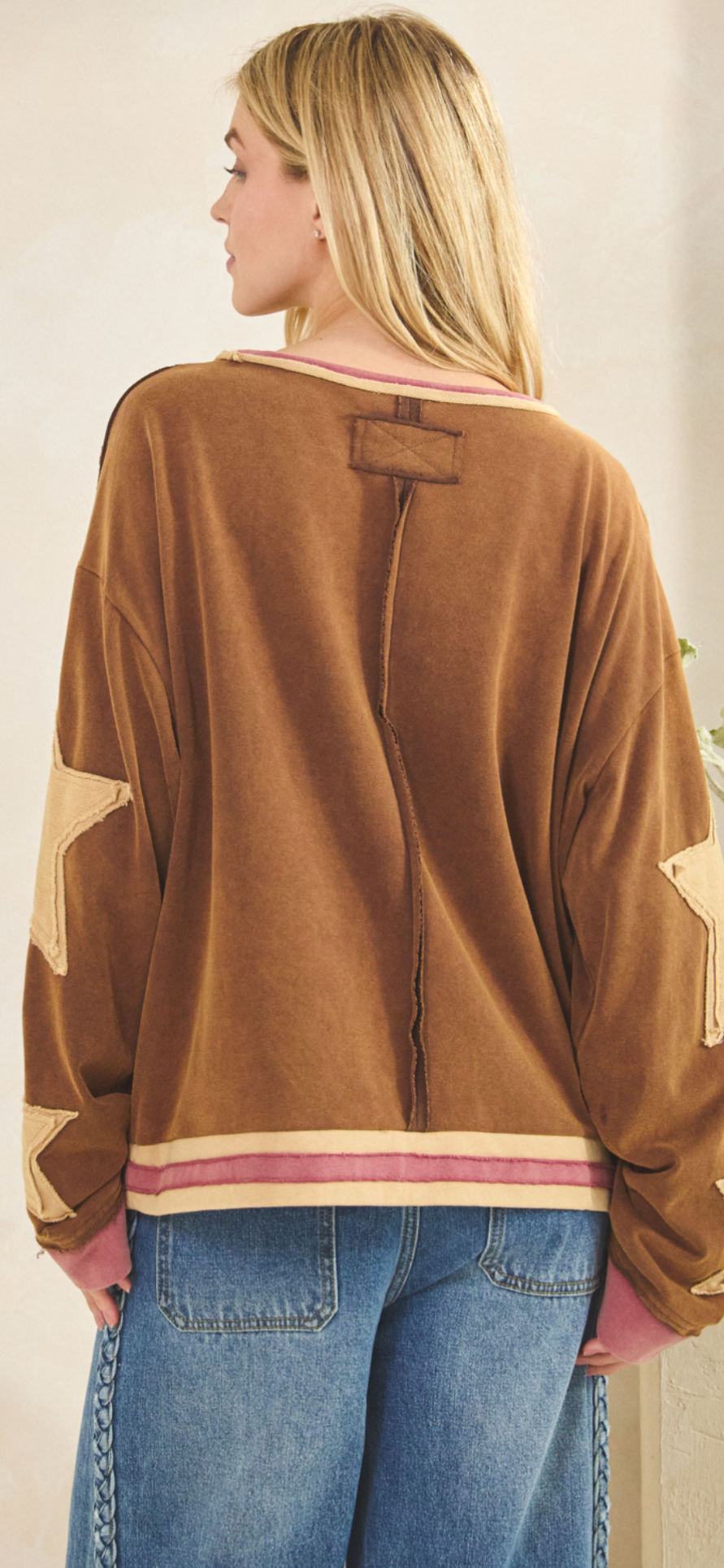 Vintage Star Patch Pullover