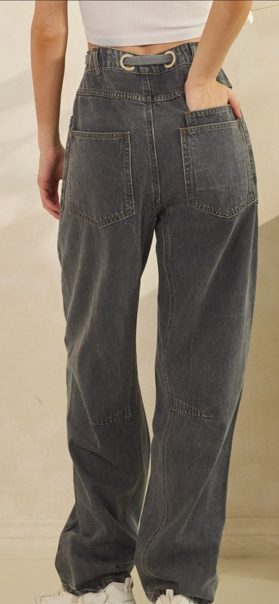 Vintage Rope Tie Denim