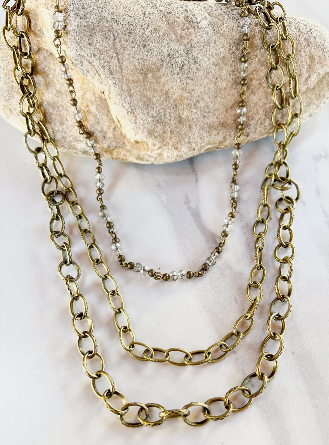 Cybil Necklace in Bronze