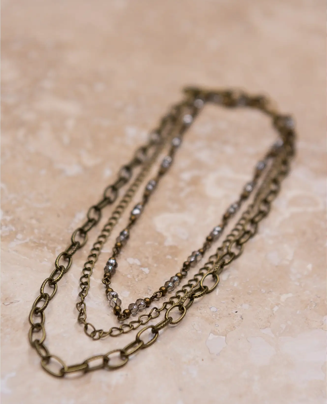 Syrah Necklace-Bronze