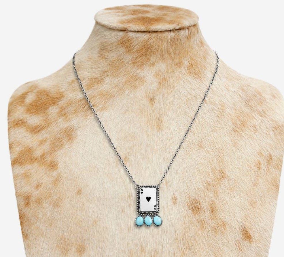 Ace of Spades Necklace