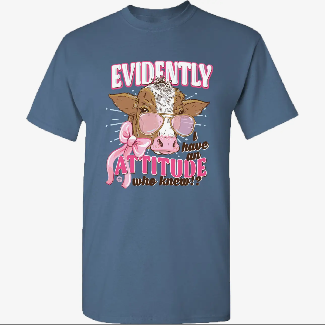 Attitude Cow Tee