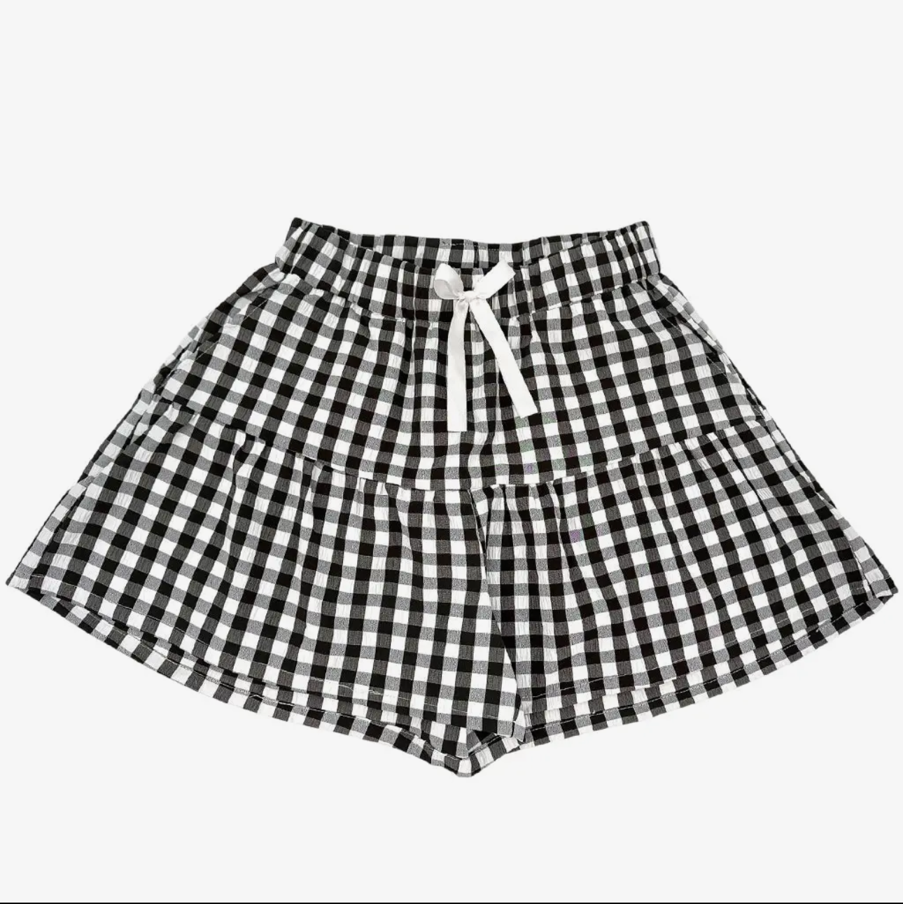Black Modern Skort