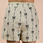 Bow Printed Boxer Shorts