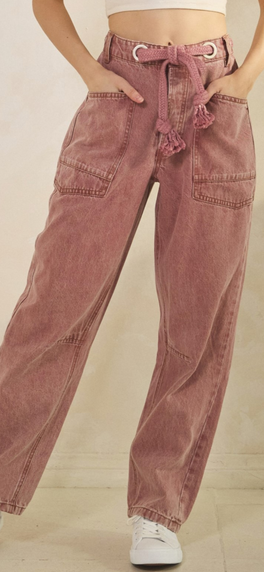 Vintage Rope Tie Denim