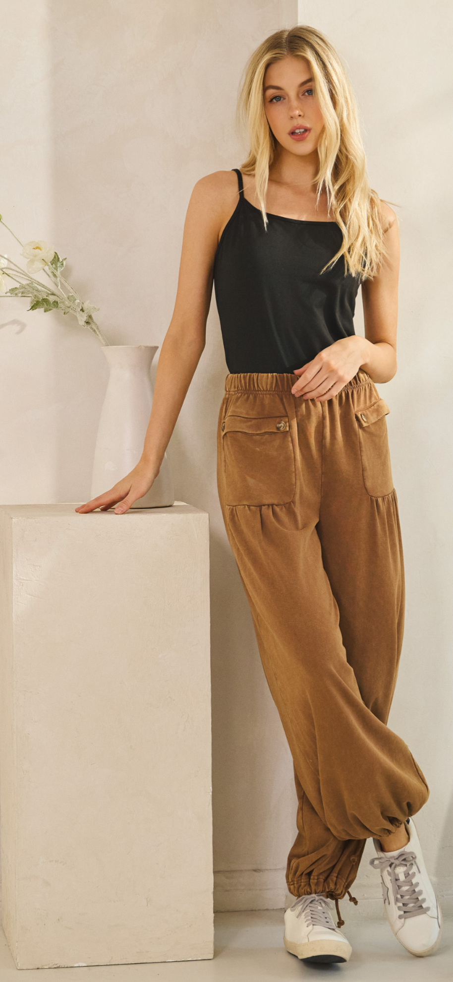 Golden Hour Parachute Pocket Pants