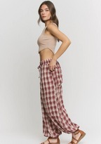 Check String Comfort Pants