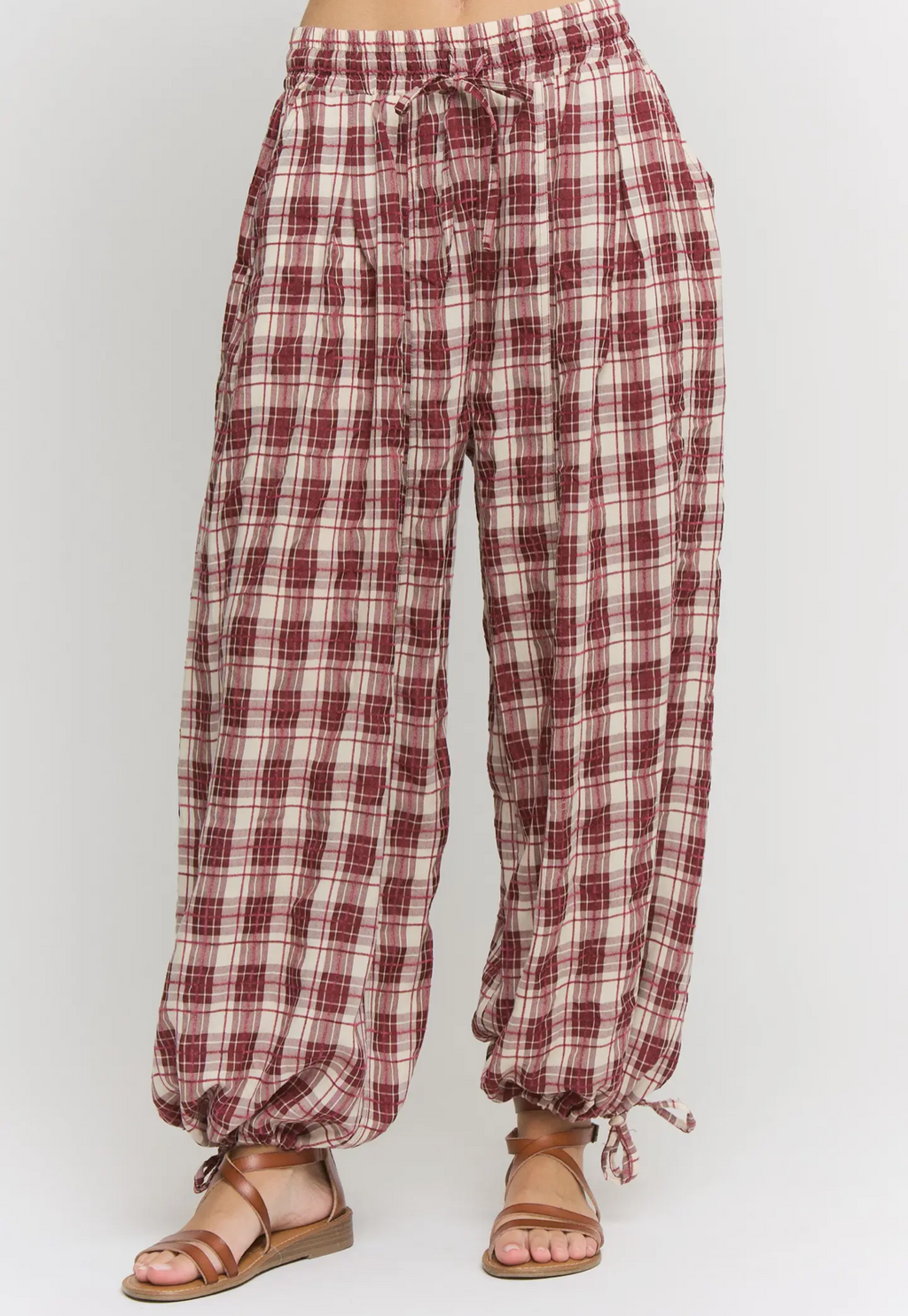 Check String Comfort Pants