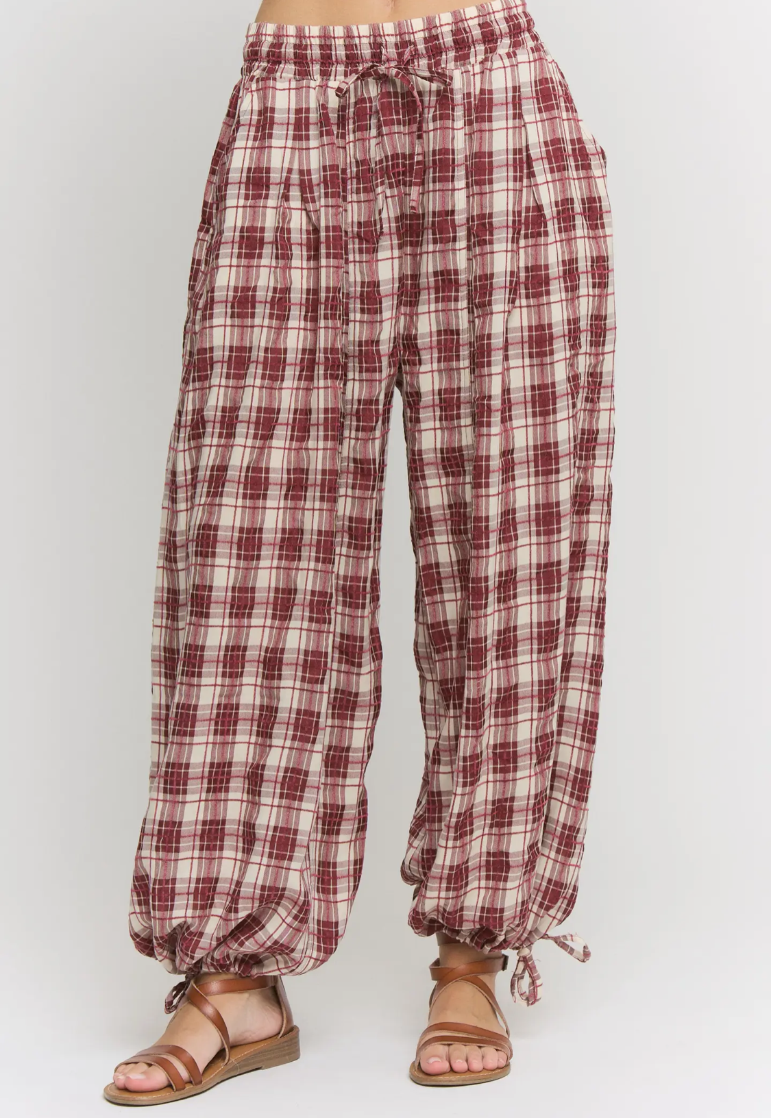 Check String Comfort Pants