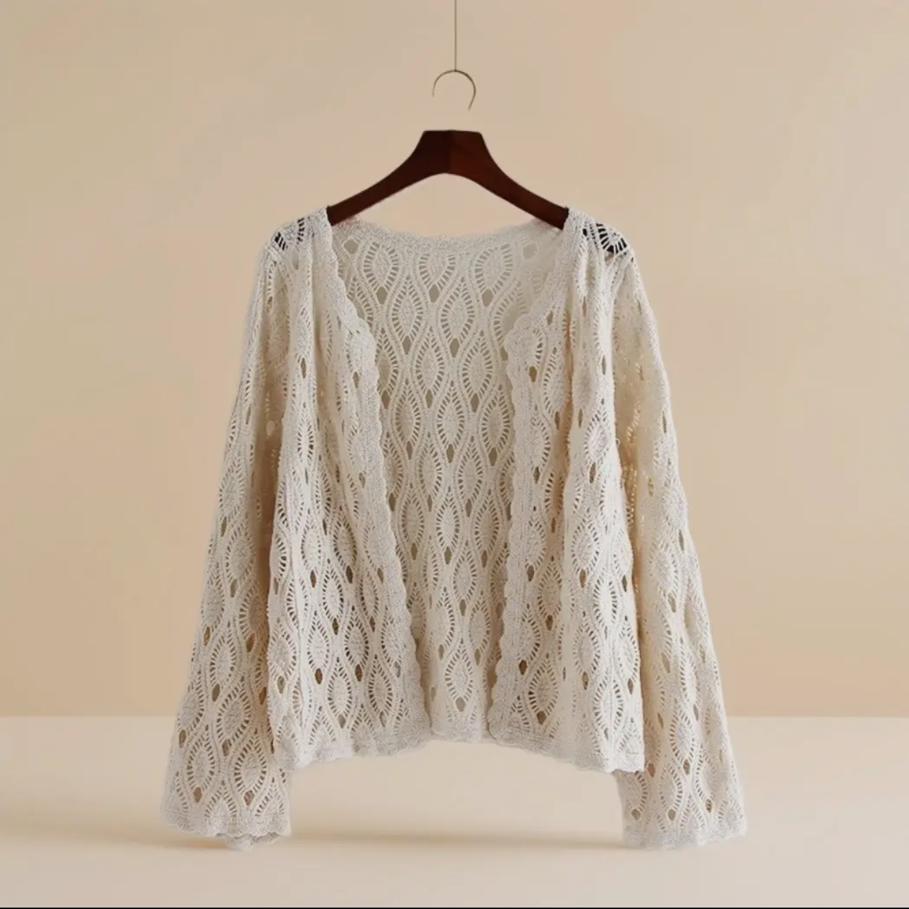 Diamond Crochet Cardigan