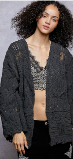 Charcoal Cardigan