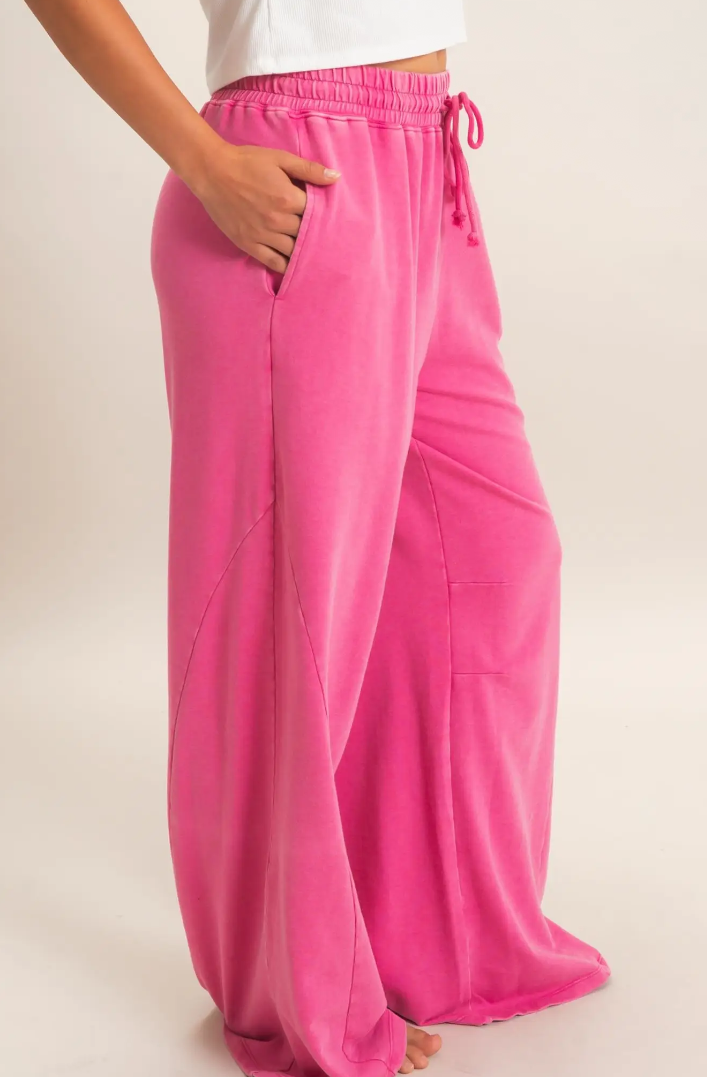 Pink Knit Pants