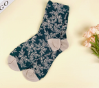 H T Socks Tan and Silver