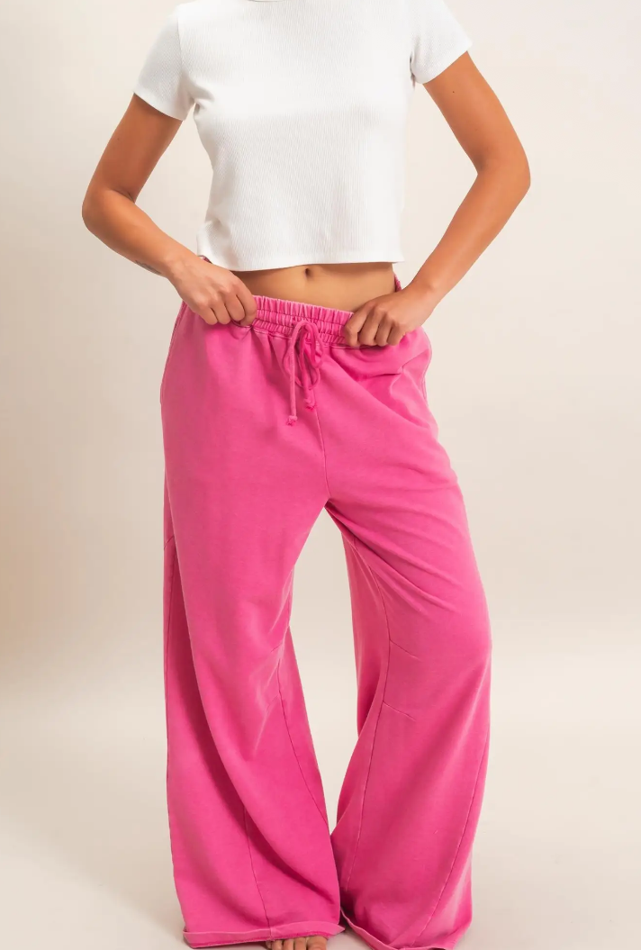 Pink Knit Pants