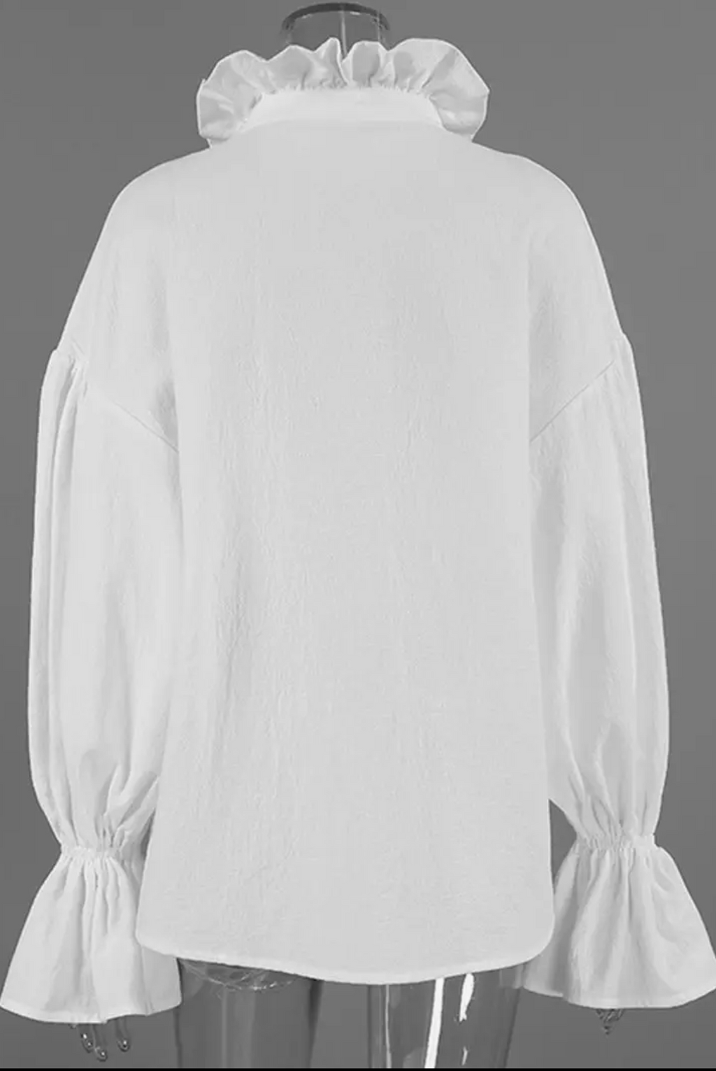 Elegant V-Neck Puff Sleeve Blouse