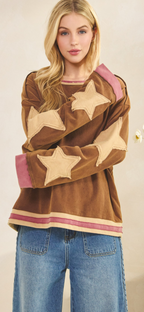Vintage Star Patch Pullover