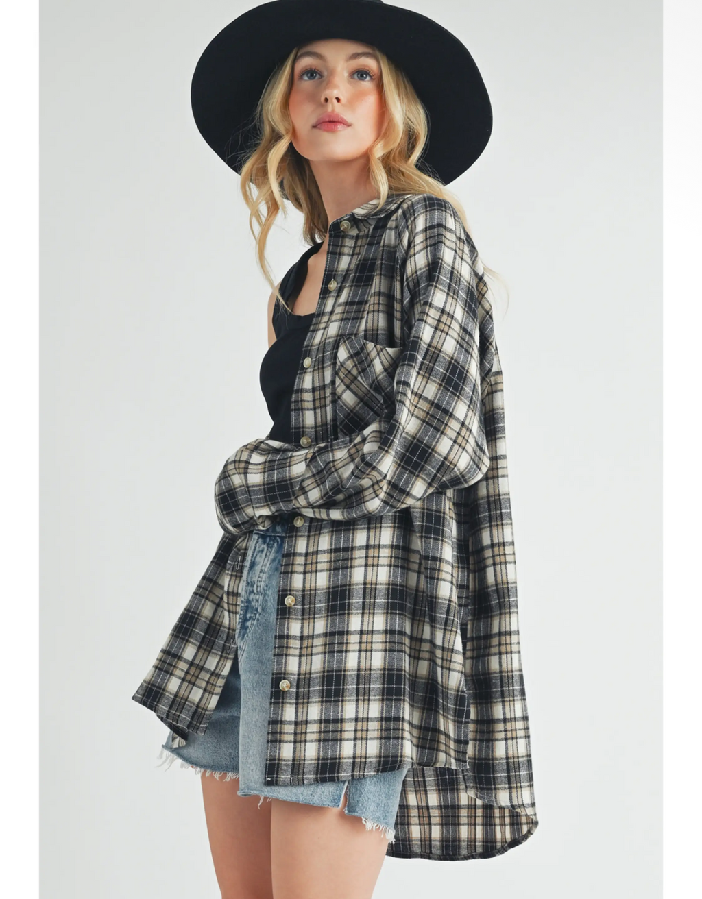Plaid Flannel Shirt
