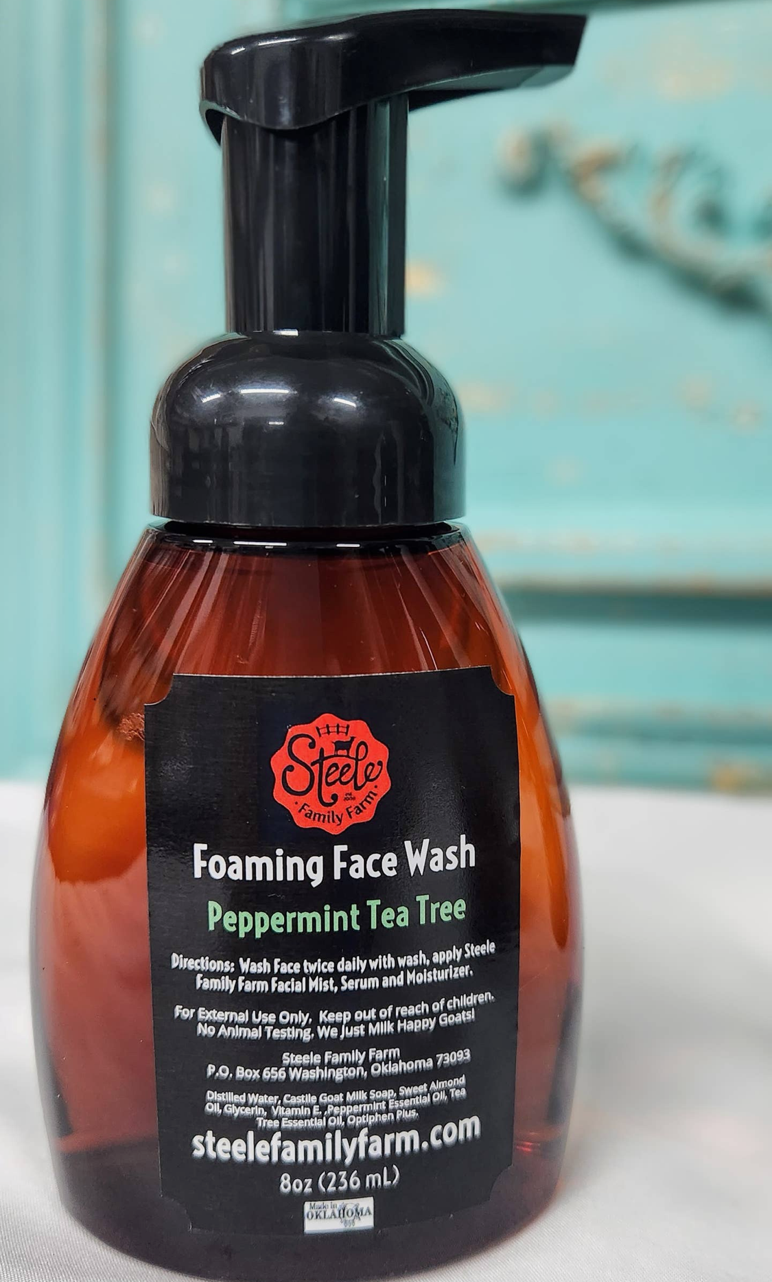 Foaming Facial Wash Peppermint Tea Tree