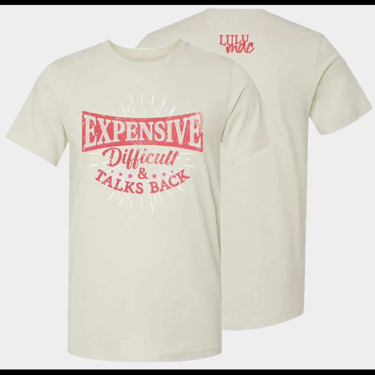 Expensive Heather Oatmeal Tee