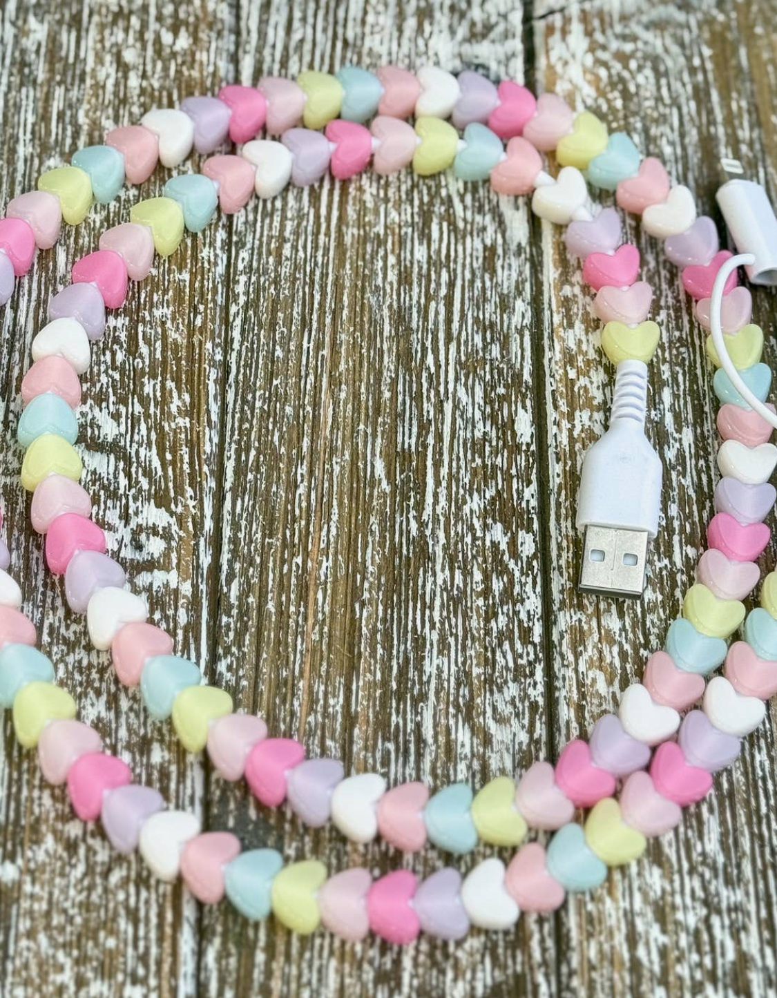 Candy Valentine Hearts 2 in 1 Phone Charger