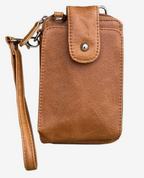 Phone Pouch with Credit Card Slots and Adjustable Strap