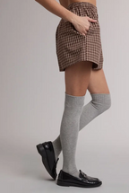 Plaid Shorts- Choco