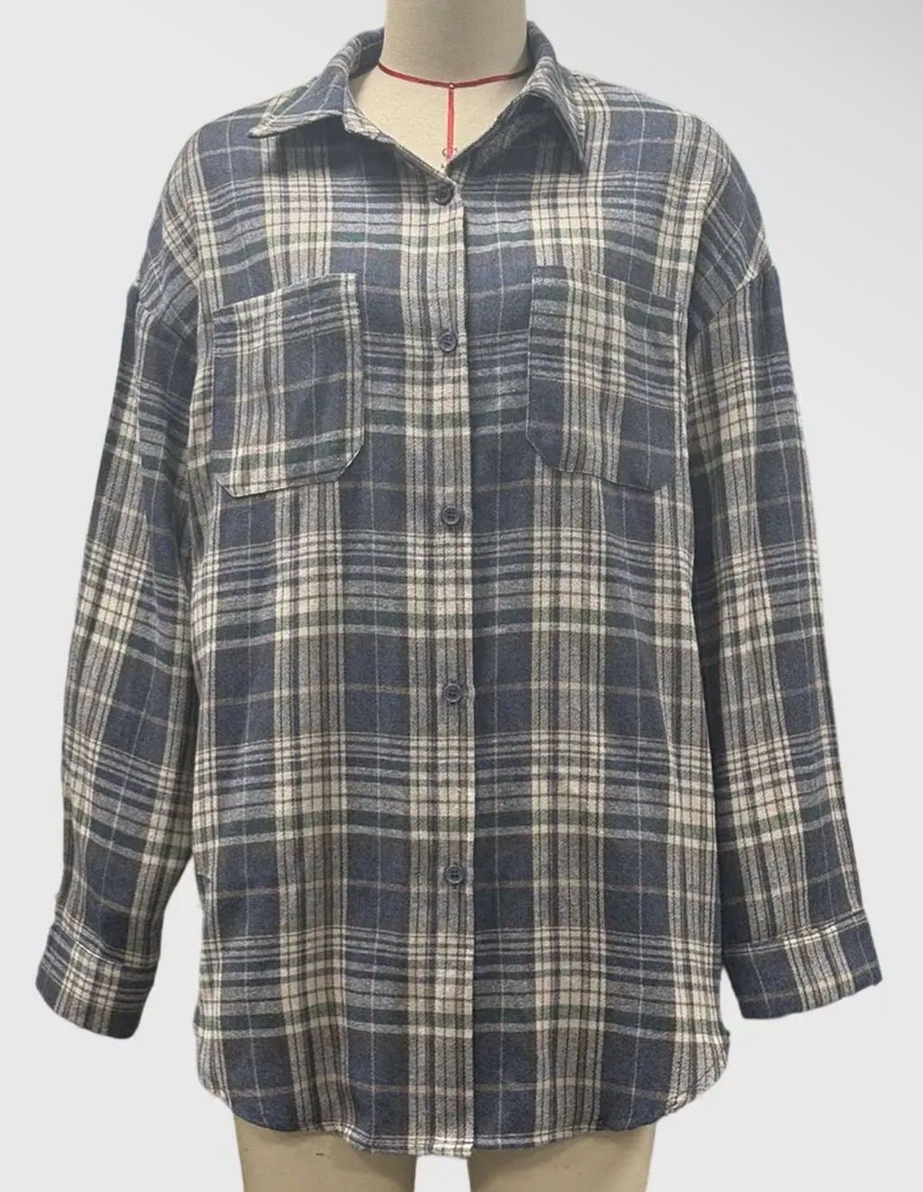 Plaid Flannel Button Up
