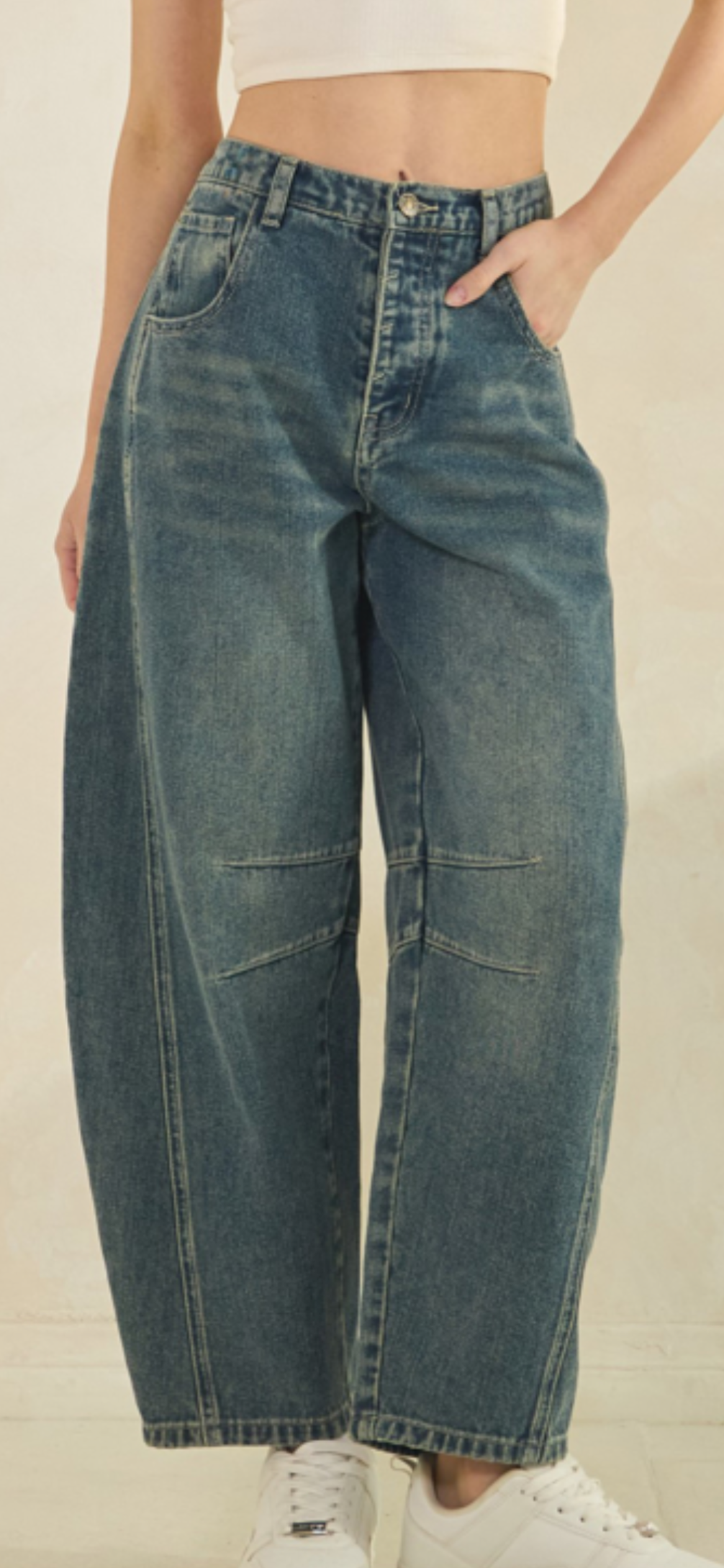 Classic Barrel Style Jeans