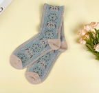 H T Socks Tan and Silver