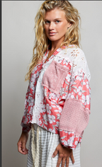 Three Quarter Sleeve Relaxed Boxy Fit Top