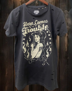 Here Comes Trouble Graphic Tee