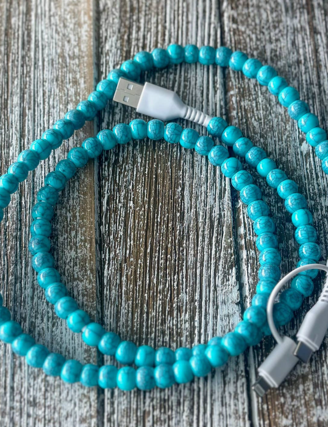 Candy Turquoise Beads 2 in 1 Charger