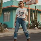 Unique Cowgirl Western Pop Art Ranch Glam Graphic Tee