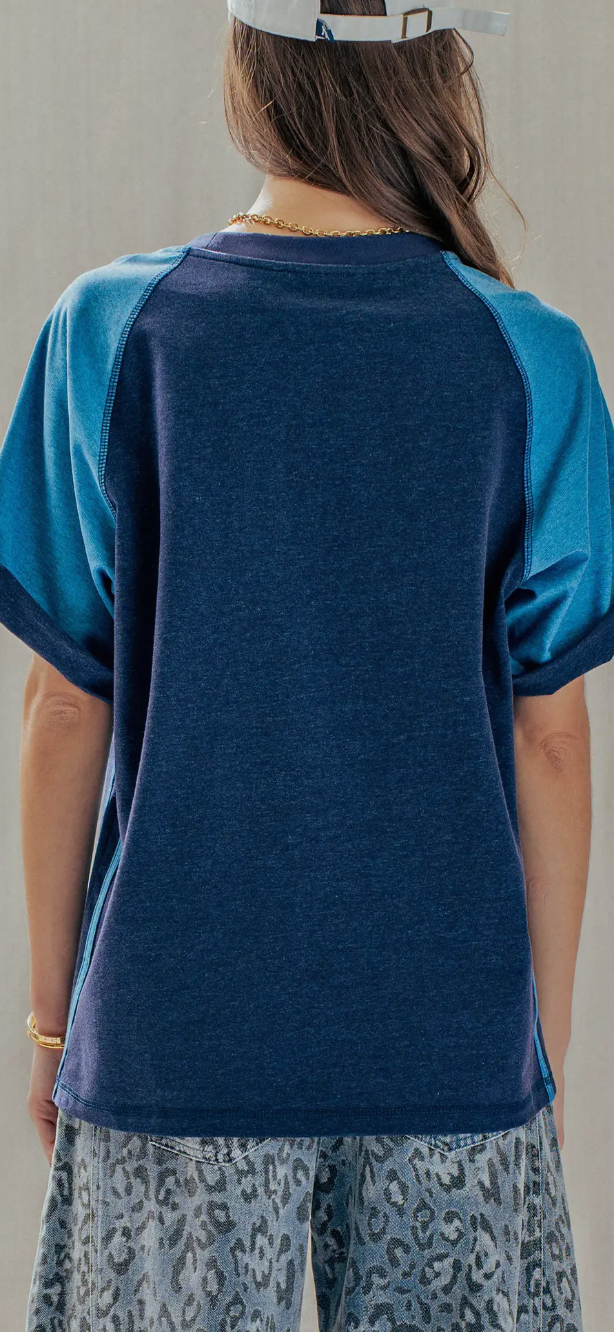 Vintage Varsity Graphic Raglan Sleeve Tee
