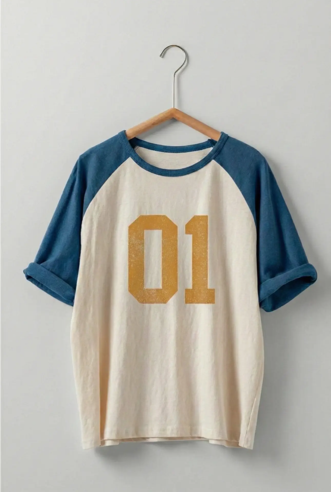 Vintage Varsity Graphic Baseball Tee