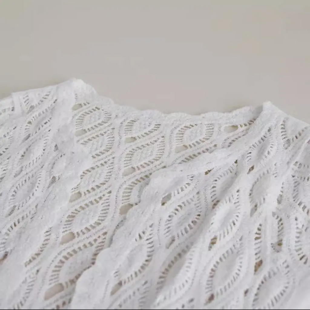 Diamond Crochet Cardigan