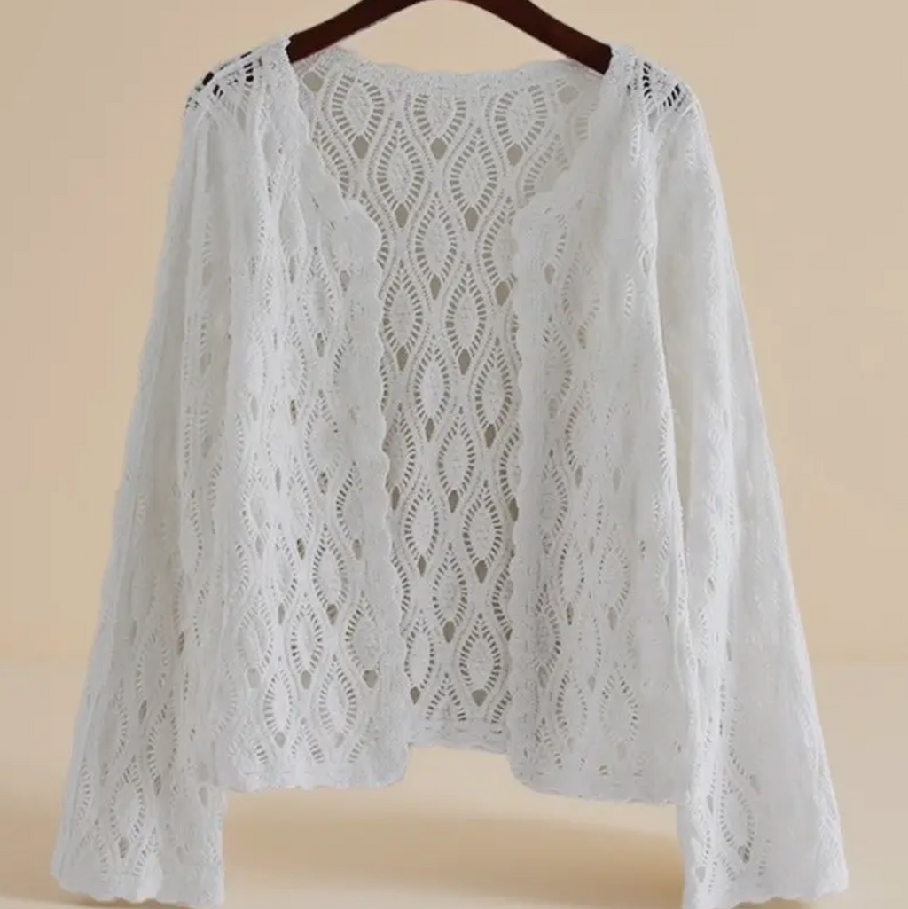 Diamond Crochet Cardigan