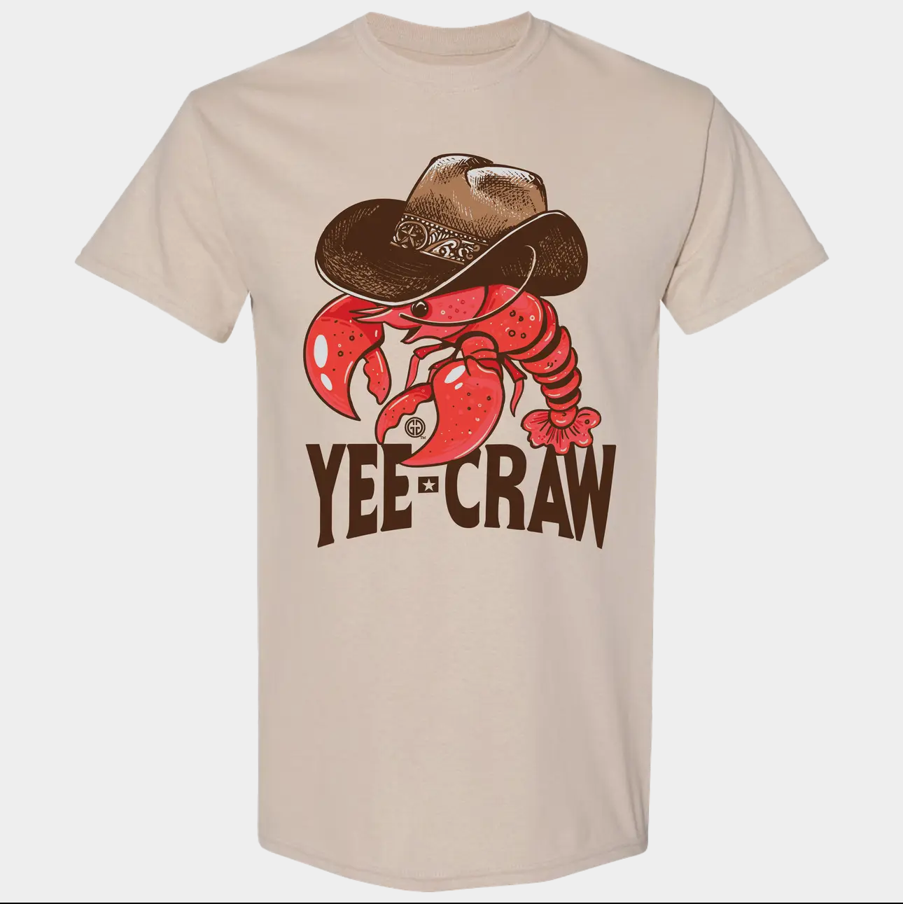 Yee Craw Graphic Tee -sand
